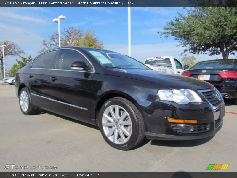 Mocha Anthracite Metallic / Black 2010 Volkswagen Passat Komfort Sedan