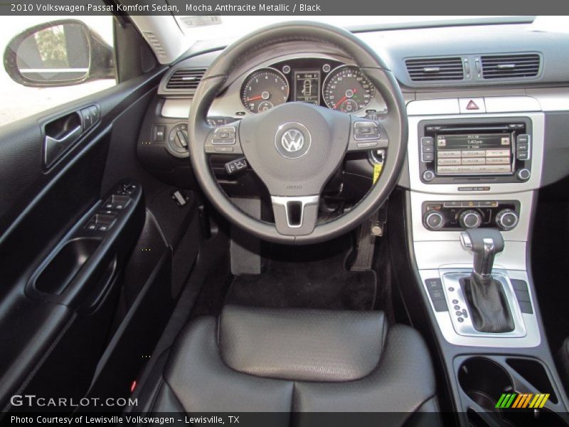 Mocha Anthracite Metallic / Black 2010 Volkswagen Passat Komfort Sedan
