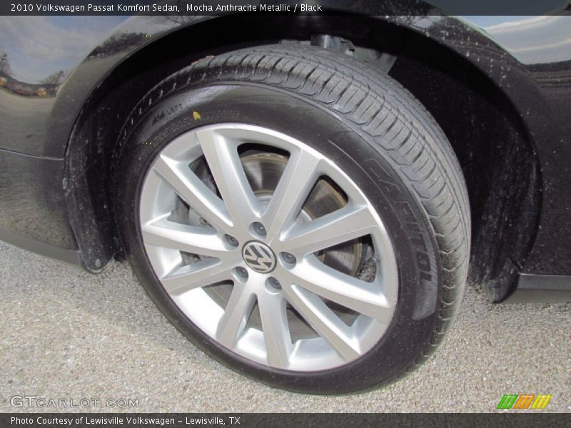 Mocha Anthracite Metallic / Black 2010 Volkswagen Passat Komfort Sedan