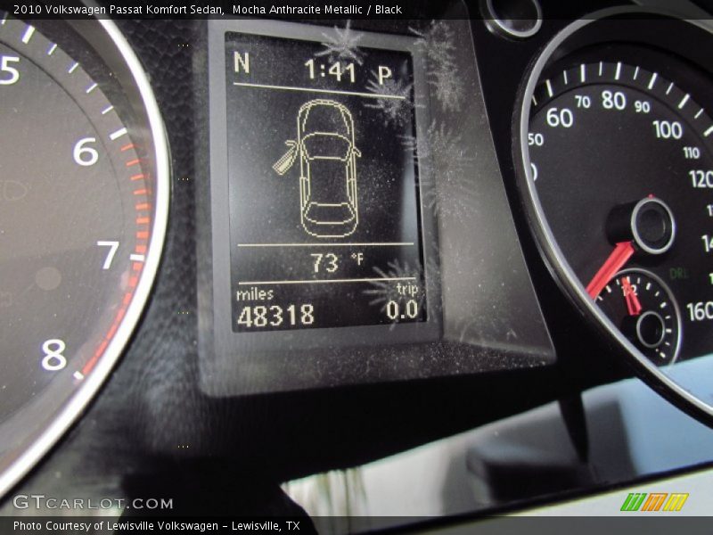 Mocha Anthracite Metallic / Black 2010 Volkswagen Passat Komfort Sedan