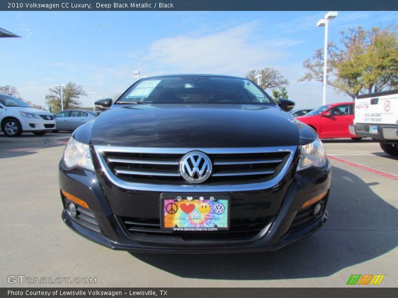 Deep Black Metallic / Black 2010 Volkswagen CC Luxury
