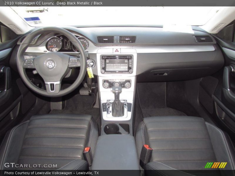 Deep Black Metallic / Black 2010 Volkswagen CC Luxury