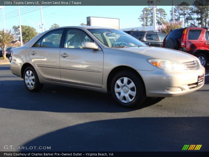 Desert Sand Mica / Taupe 2003 Toyota Camry LE