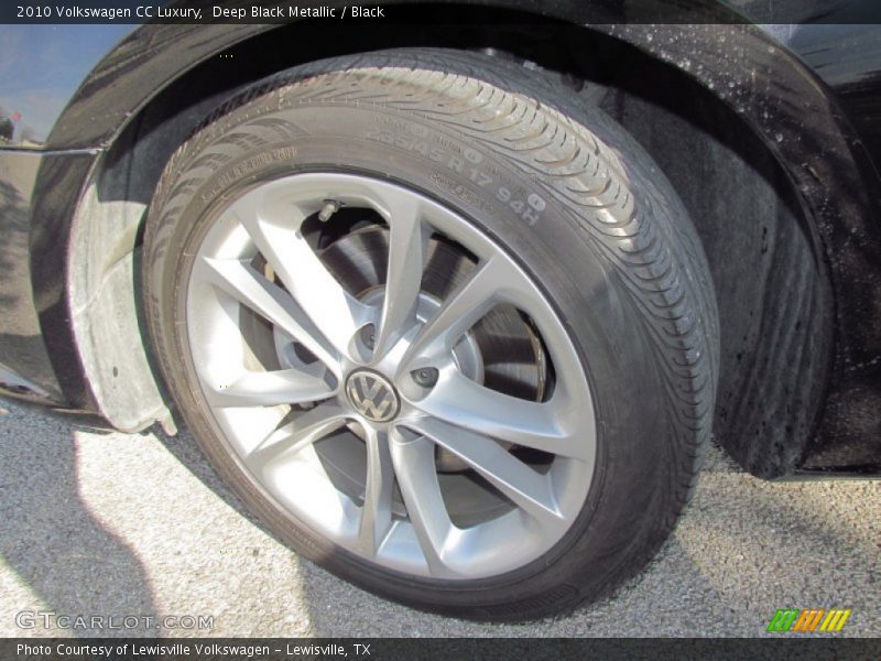 Deep Black Metallic / Black 2010 Volkswagen CC Luxury