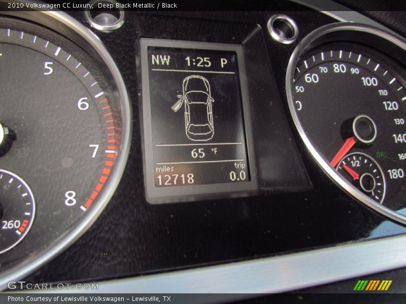 Deep Black Metallic / Black 2010 Volkswagen CC Luxury