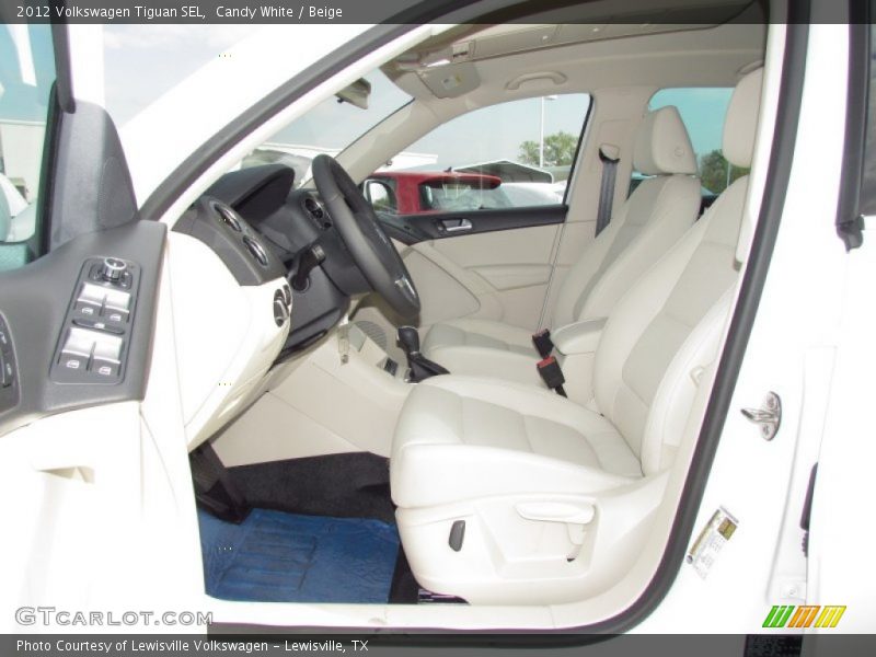 Candy White / Beige 2012 Volkswagen Tiguan SEL