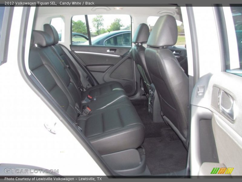 Candy White / Black 2012 Volkswagen Tiguan SEL