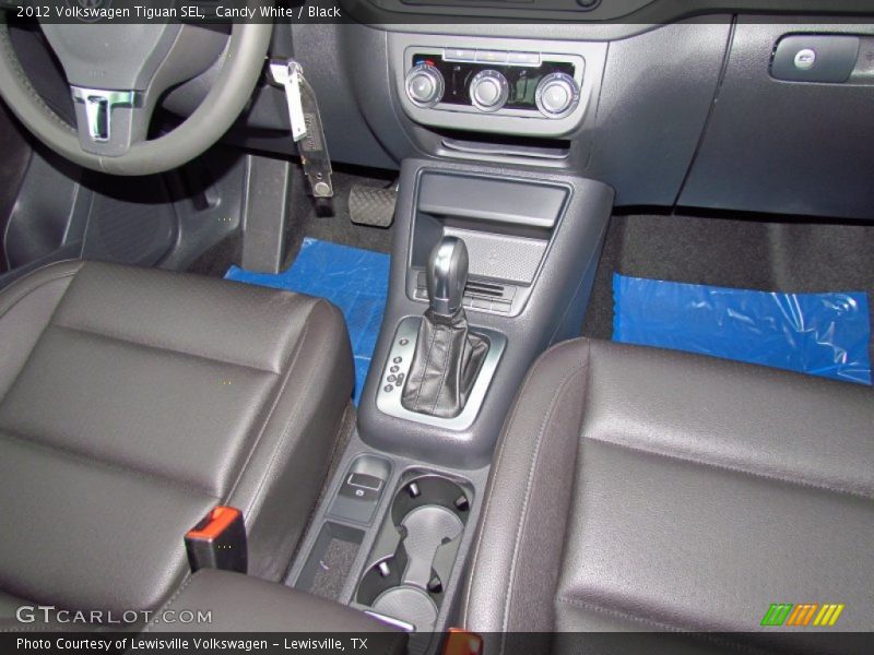 Candy White / Black 2012 Volkswagen Tiguan SEL