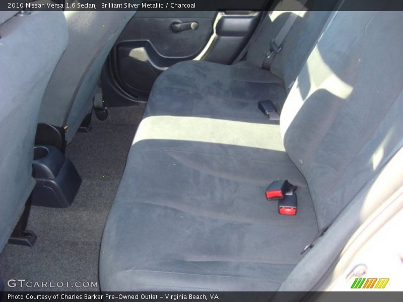 Brilliant Silver Metallic / Charcoal 2010 Nissan Versa 1.6 Sedan