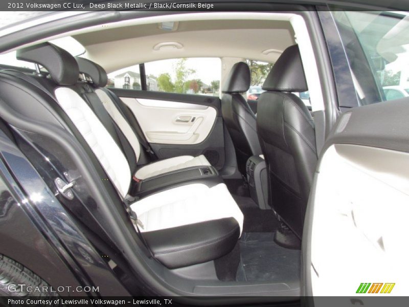 Deep Black Metallic / Black/Cornsilk Beige 2012 Volkswagen CC Lux