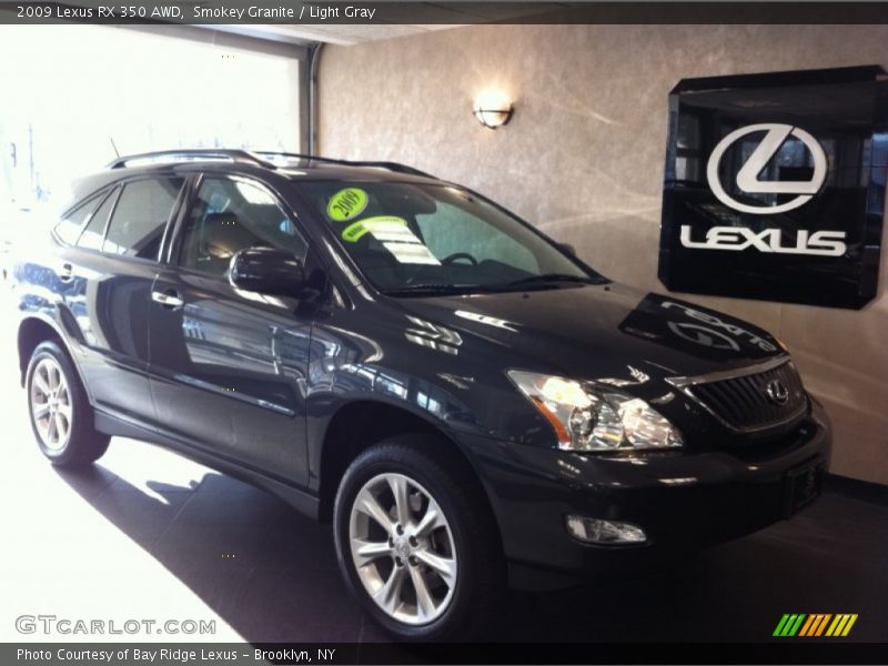 Smokey Granite / Light Gray 2009 Lexus RX 350 AWD
