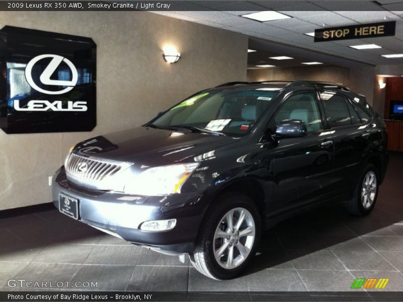 Smokey Granite / Light Gray 2009 Lexus RX 350 AWD