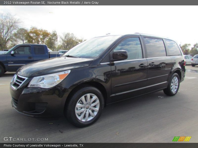 Nocturne Black Metallic / Aero Gray 2012 Volkswagen Routan SE