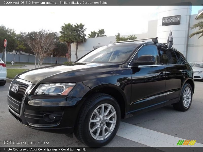 Brilliant Black / Cardamom Beige 2009 Audi Q5 3.2 Premium quattro
