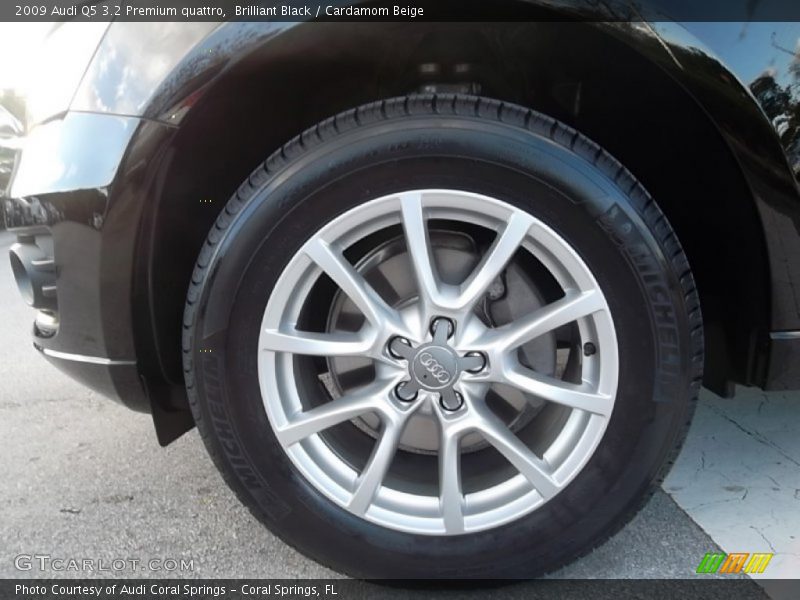 Brilliant Black / Cardamom Beige 2009 Audi Q5 3.2 Premium quattro