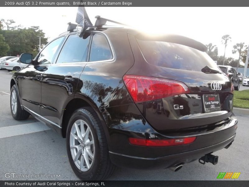 Brilliant Black / Cardamom Beige 2009 Audi Q5 3.2 Premium quattro