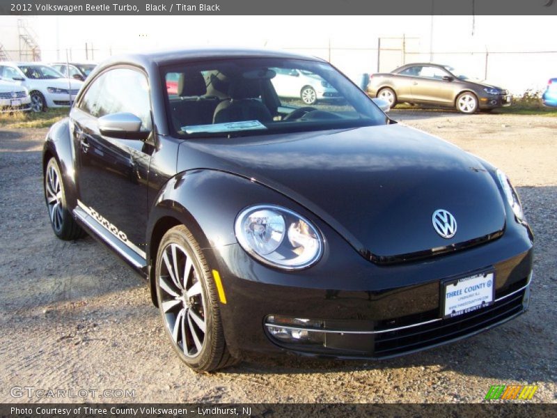 Black / Titan Black 2012 Volkswagen Beetle Turbo