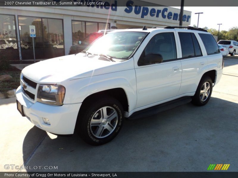 Summit White / Light Gray 2007 Chevrolet TrailBlazer LT