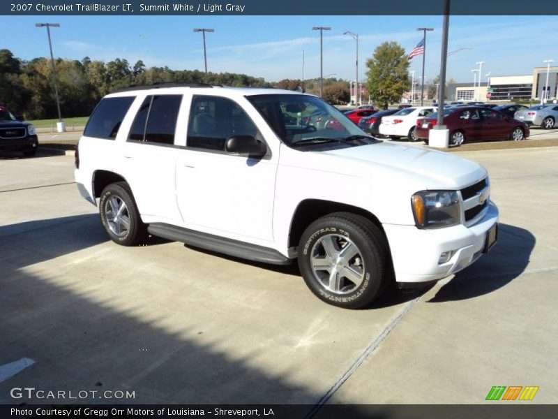 Summit White / Light Gray 2007 Chevrolet TrailBlazer LT