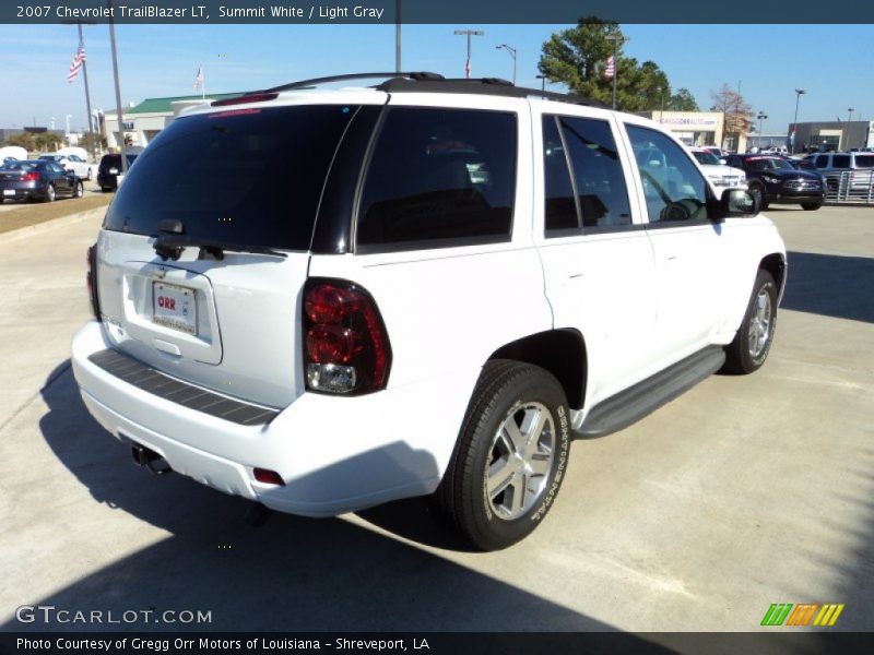 Summit White / Light Gray 2007 Chevrolet TrailBlazer LT