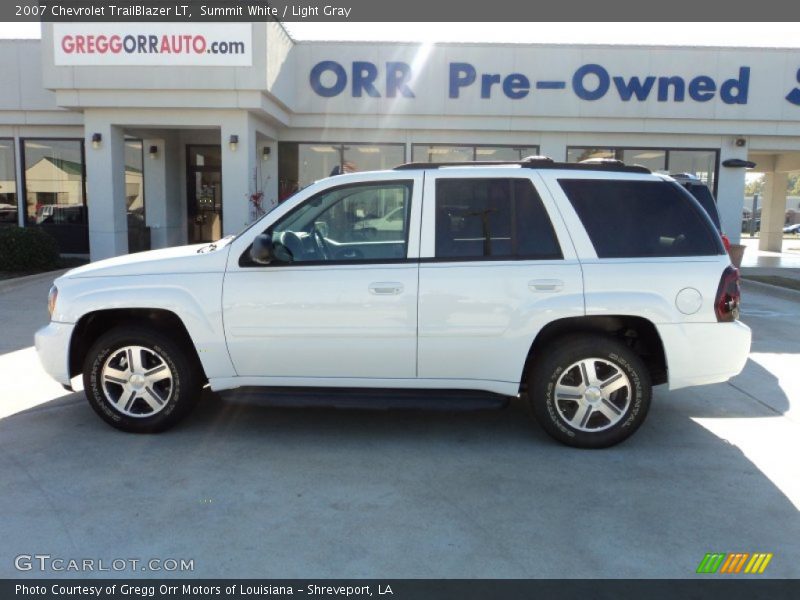 Summit White / Light Gray 2007 Chevrolet TrailBlazer LT