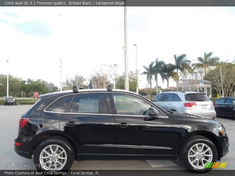 Brilliant Black / Cardamom Beige 2009 Audi Q5 3.2 Premium quattro