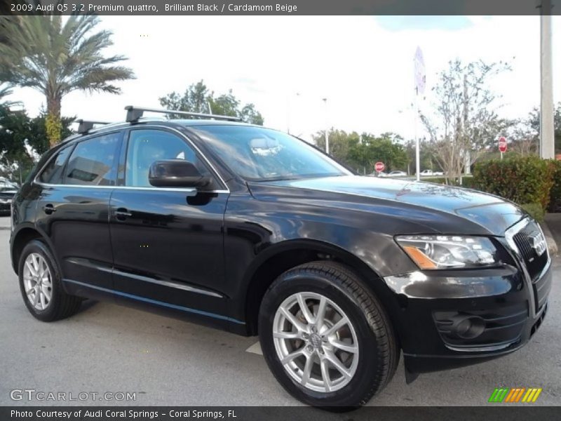Brilliant Black / Cardamom Beige 2009 Audi Q5 3.2 Premium quattro