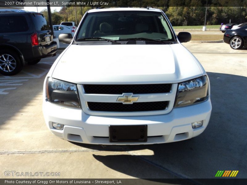 Summit White / Light Gray 2007 Chevrolet TrailBlazer LT