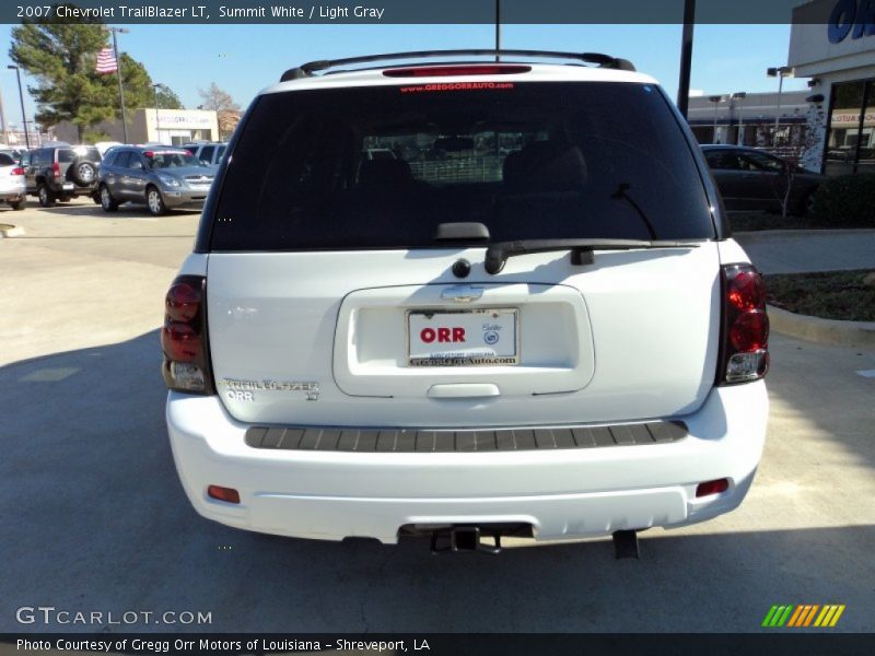 Summit White / Light Gray 2007 Chevrolet TrailBlazer LT