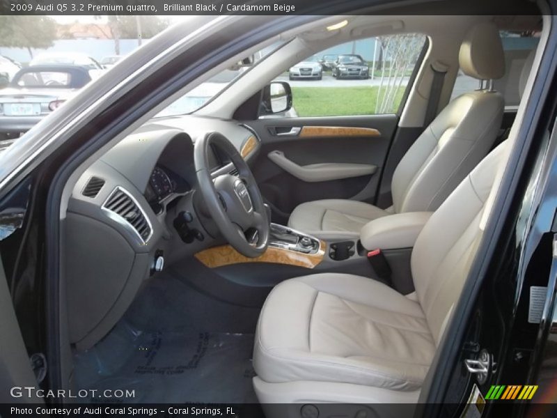 Brilliant Black / Cardamom Beige 2009 Audi Q5 3.2 Premium quattro
