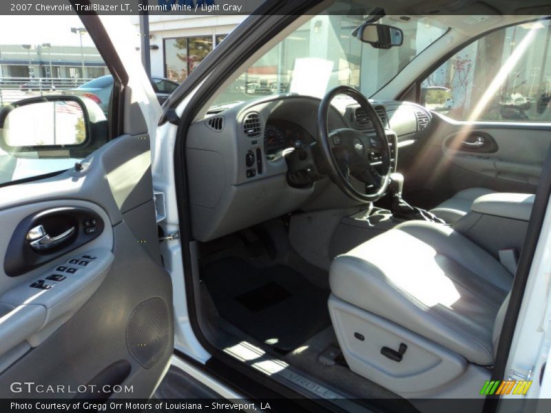 Summit White / Light Gray 2007 Chevrolet TrailBlazer LT