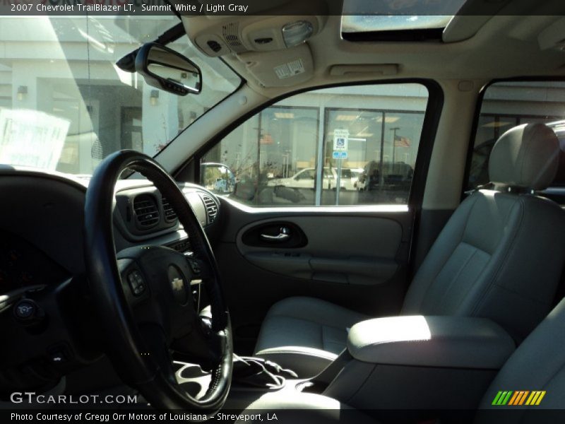 Summit White / Light Gray 2007 Chevrolet TrailBlazer LT