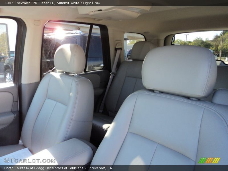 Summit White / Light Gray 2007 Chevrolet TrailBlazer LT