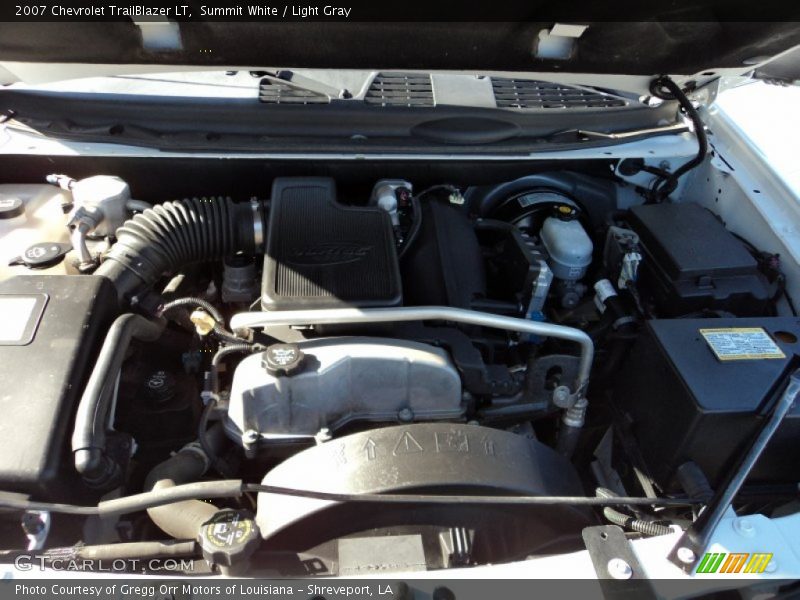 Summit White / Light Gray 2007 Chevrolet TrailBlazer LT
