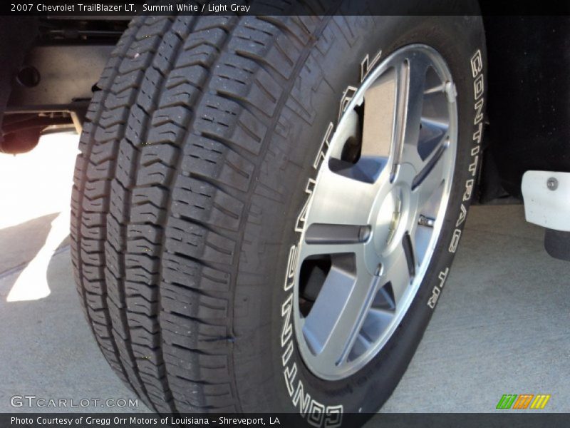 Summit White / Light Gray 2007 Chevrolet TrailBlazer LT