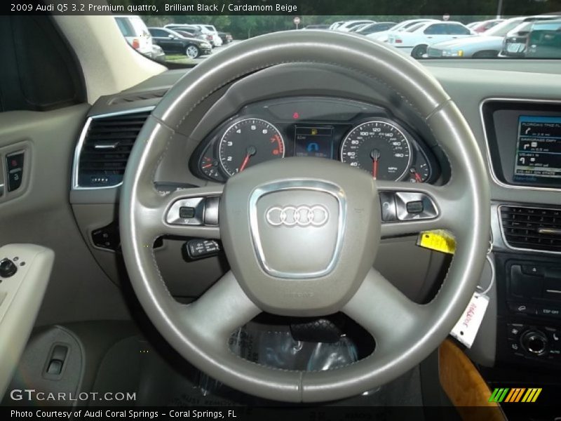 Brilliant Black / Cardamom Beige 2009 Audi Q5 3.2 Premium quattro