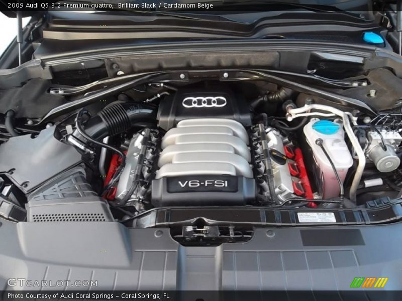Brilliant Black / Cardamom Beige 2009 Audi Q5 3.2 Premium quattro