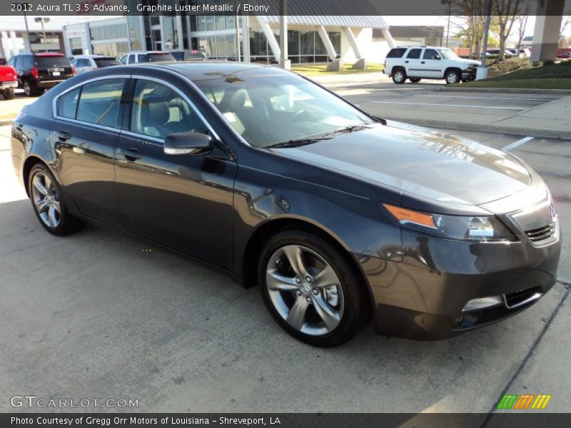 Graphite Luster Metallic / Ebony 2012 Acura TL 3.5 Advance