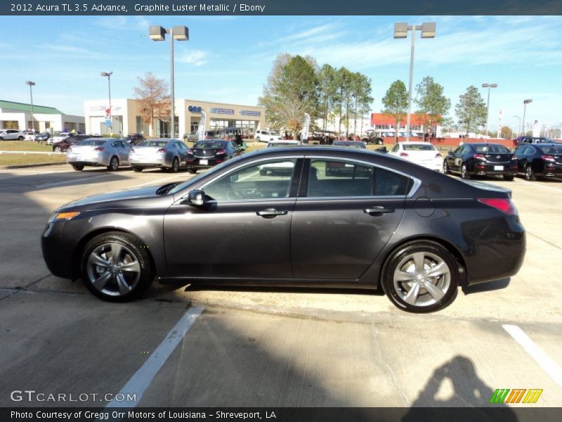 Graphite Luster Metallic / Ebony 2012 Acura TL 3.5 Advance