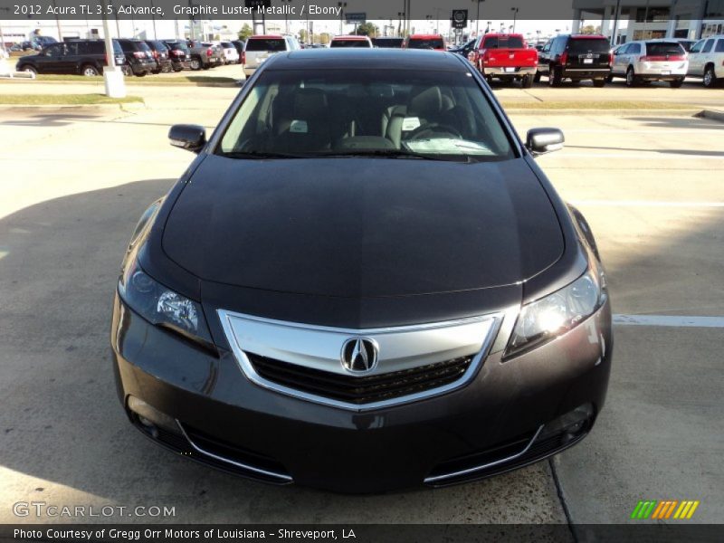 Graphite Luster Metallic / Ebony 2012 Acura TL 3.5 Advance