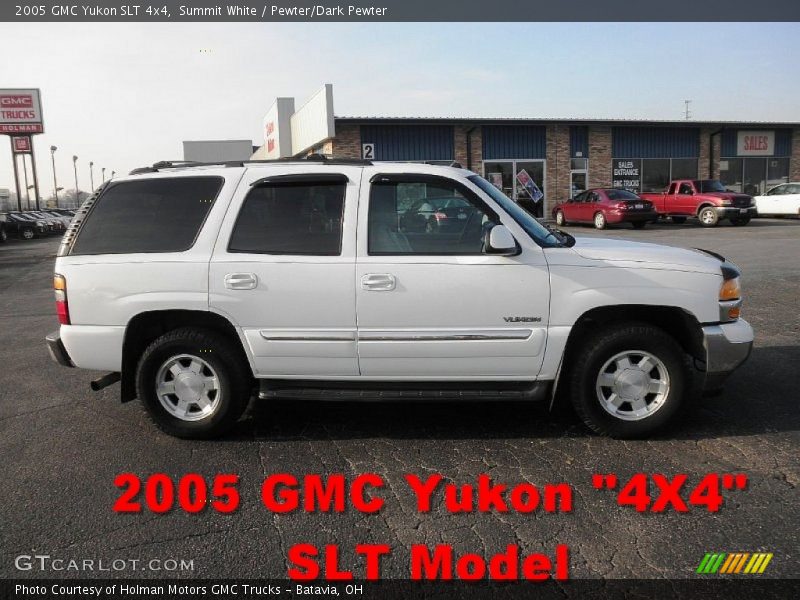 Summit White / Pewter/Dark Pewter 2005 GMC Yukon SLT 4x4