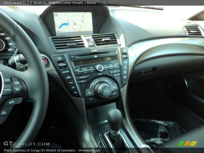 Graphite Luster Metallic / Ebony 2012 Acura TL 3.5 Advance