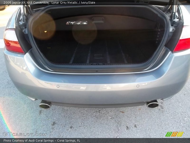 Lunar Grey Metallic / Ivory/Slate 2008 Jaguar XK XK8 Convertible