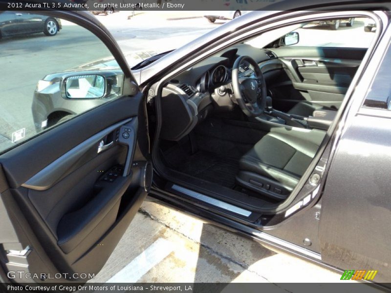 Graphite Luster Metallic / Ebony 2012 Acura TL 3.5 Advance