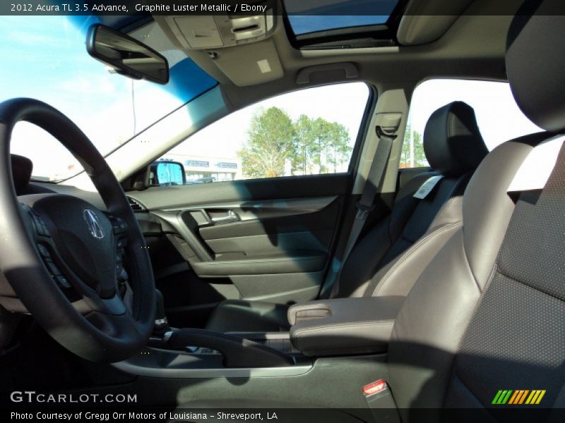 Graphite Luster Metallic / Ebony 2012 Acura TL 3.5 Advance