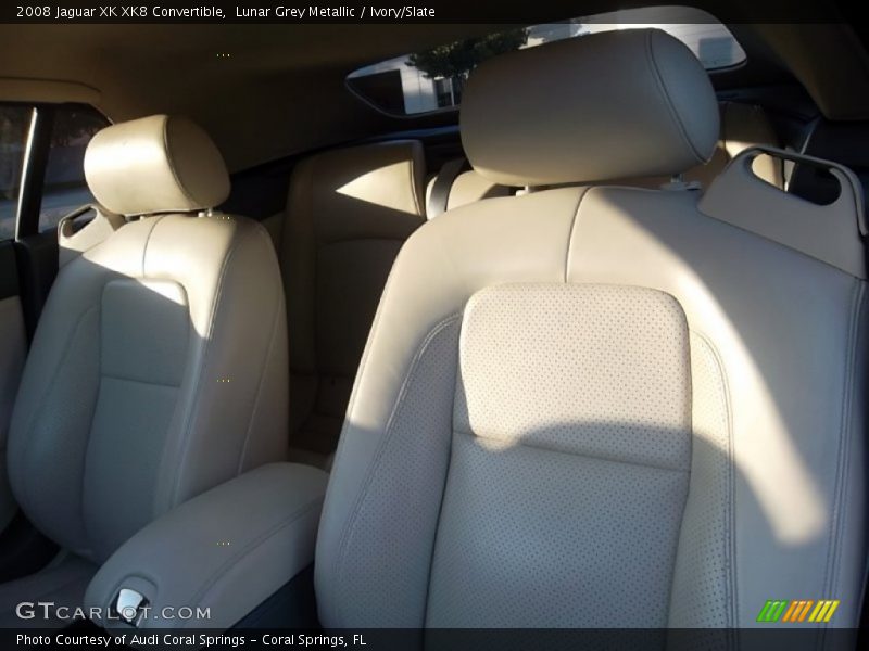 Lunar Grey Metallic / Ivory/Slate 2008 Jaguar XK XK8 Convertible