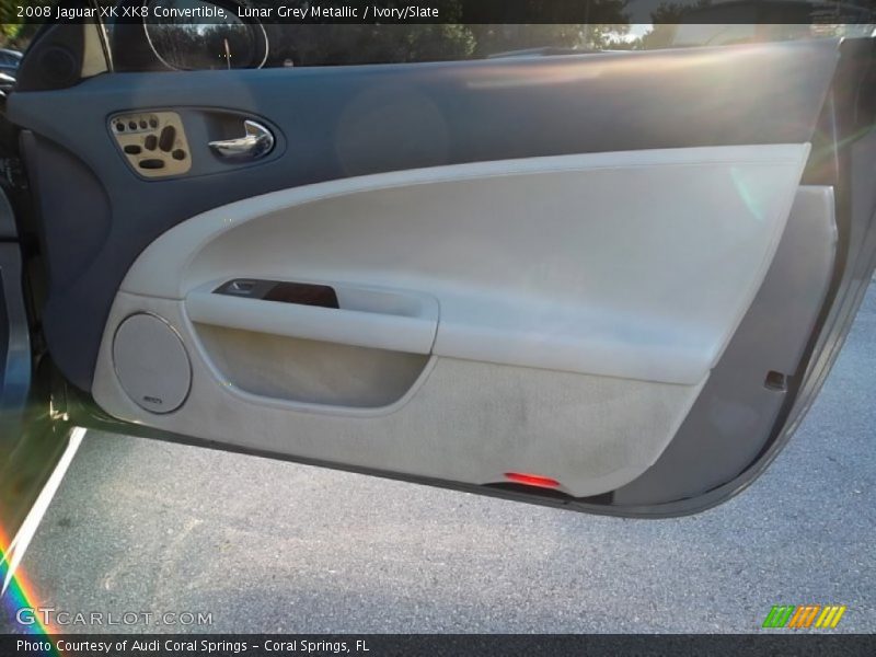 Lunar Grey Metallic / Ivory/Slate 2008 Jaguar XK XK8 Convertible