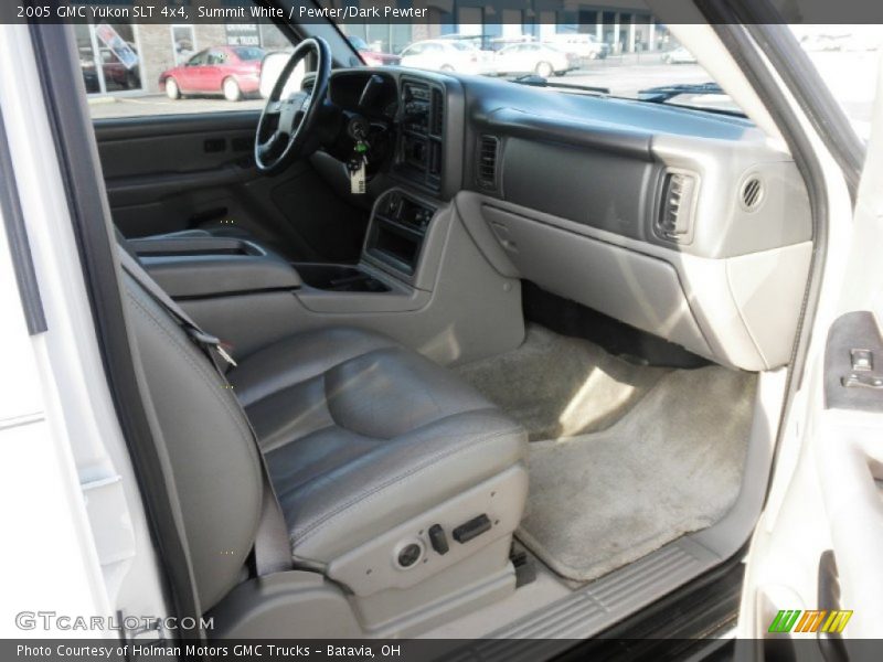 Summit White / Pewter/Dark Pewter 2005 GMC Yukon SLT 4x4