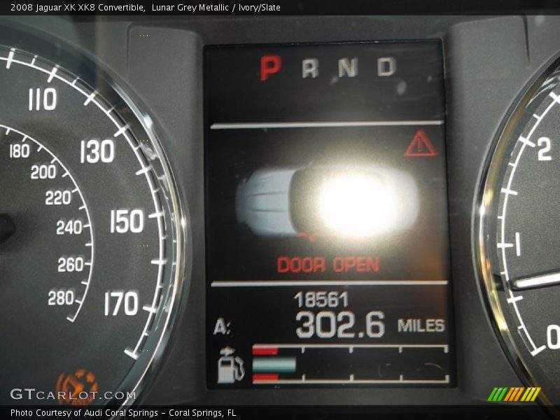 Lunar Grey Metallic / Ivory/Slate 2008 Jaguar XK XK8 Convertible