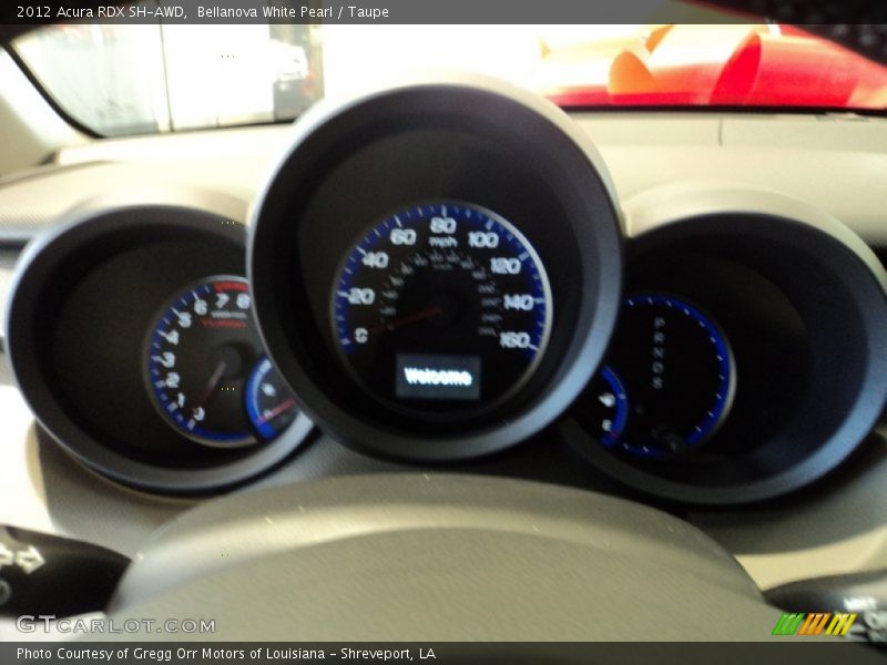 Bellanova White Pearl / Taupe 2012 Acura RDX SH-AWD